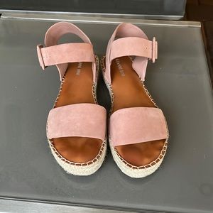 Gianni Bini Blush Pink Espadrille Sandals